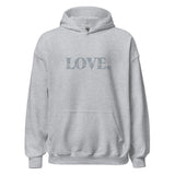 THE LOVE HOODIE - LOVE IS JESUS CHRIST SAVIOR *CC PINK, GREY & GRACE