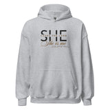 SHE LOVES THE LORD - SHE is ME!  HOODIE