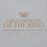 I AM A DAUGHTER OF THE KING HOODIE *WRSHP + BLESS-GOLD