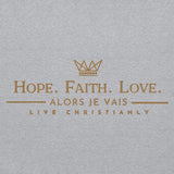 HOPE | FAITH  | LOVE | 1 COR13  HOODIE *2ND EDITION-GOLD