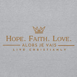 HOPE FAITH LOVE HOODIE*GOLD 1STEDITION