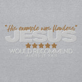 JESUS - HIS EXAMPLE WAS FLAWLESS  HOODIE *BLESS