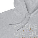 FORGIVEN -&- GRATEFUL HOODIE *BLESS-CLASSIC