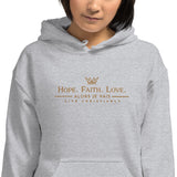 HOPE | FAITH  | LOVE | 1 COR13  HOODIE *2ND EDITION-GOLD