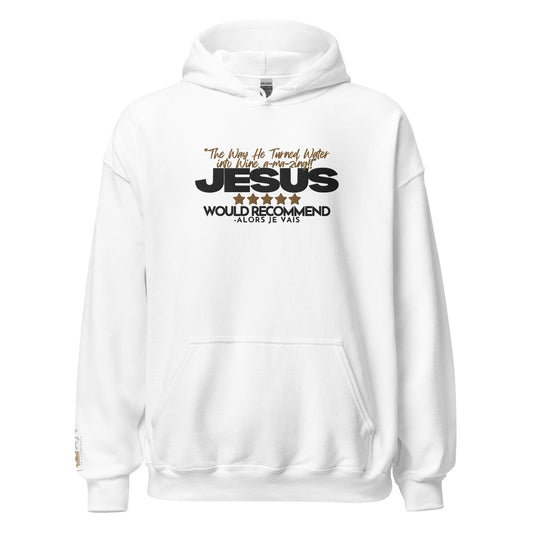 JESUS - THE WAY HE TURNED WATER INTO WINE HOODIE *WRSHP