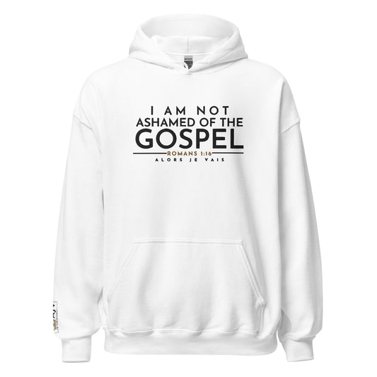 I AM NOT ASHAMED OF THE GOSPEL HOODIE *WRSHP-2