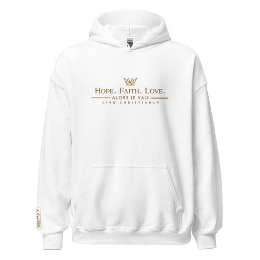 HOPE | FAITH  | LOVE | 1 COR13  HOODIE *2ND EDITION-GOLD