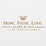 HOPE | FAITH  | LOVE | 1 COR13  HOODIE *2ND EDITION-GOLD