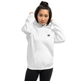 b/w messenger logo hoodie Unisex Hoodie