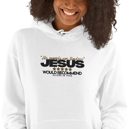 JESUS - HIS EXAMPLE WAS FLAWLESS HOODIE *WRSHP