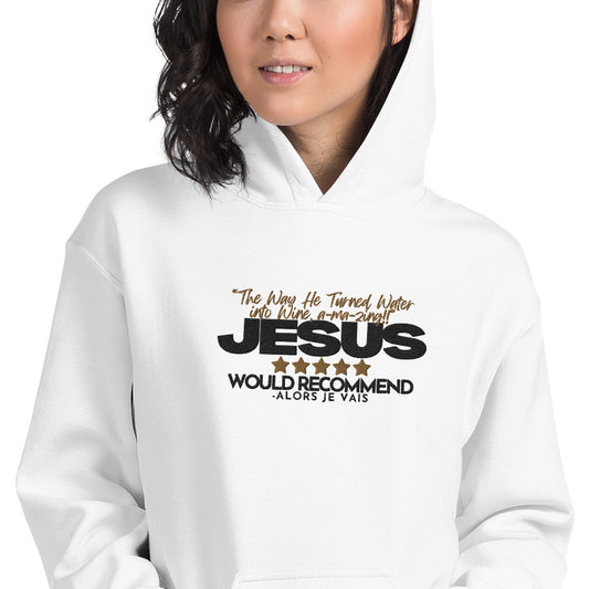 JESUS - THE WAY HE TURNED WATER INTO WINE HOODIE *WRSHP