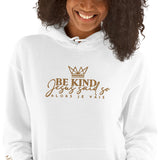 BE KIND - JESUS SAID SO HOODIE  *WRSHP-GOLD