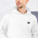 b/w messenger logo hoodie Unisex Hoodie