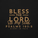 BLESS THE LORD GOLD LUXURY HOODIE