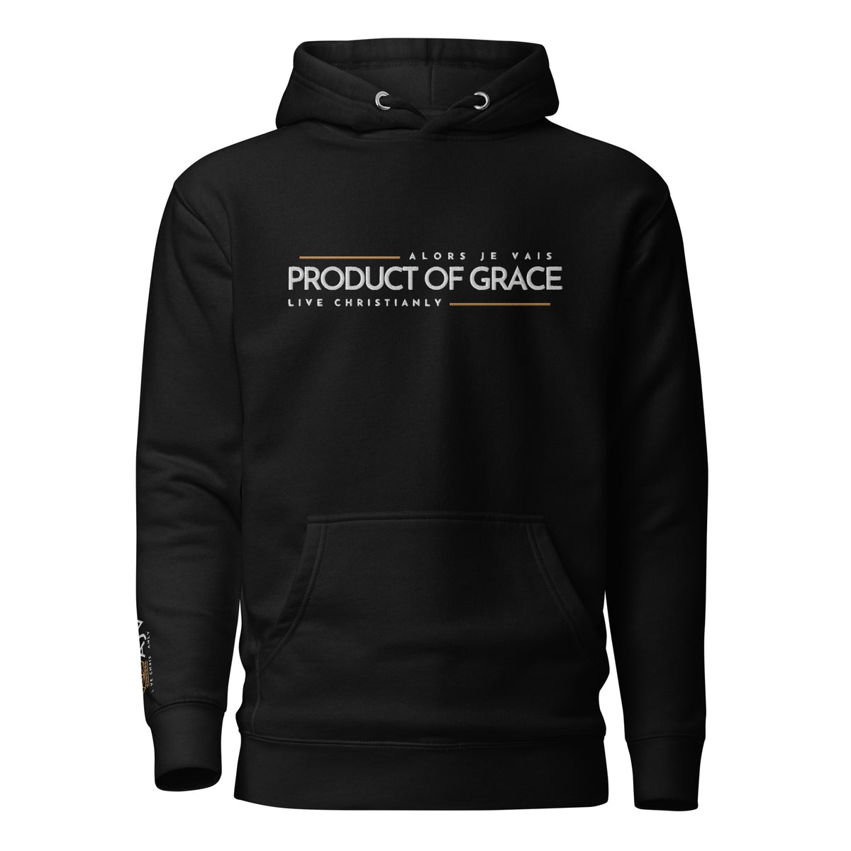 PRODUCT OF GRACE BLK LUXURY HOODIE