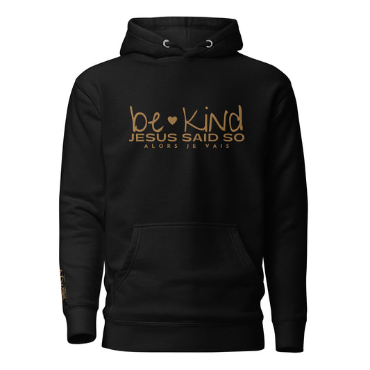 BE KIND GOLD LUX HOODIE