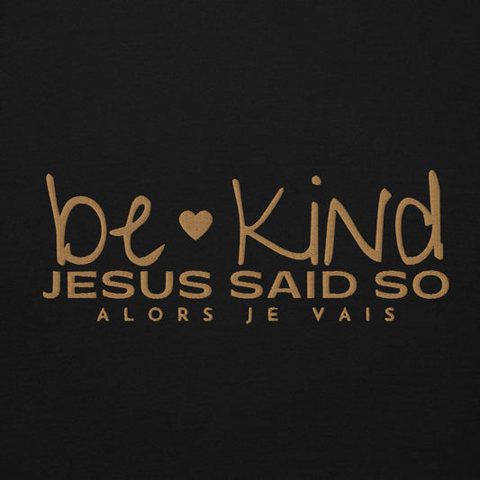 BE KIND GOLD LUX HOODIE