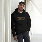 I NEED GOD GOLD LUX HOODIE