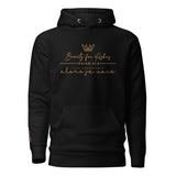 GOLD BEAUTY FOR ASHES LUXURY HOODIE