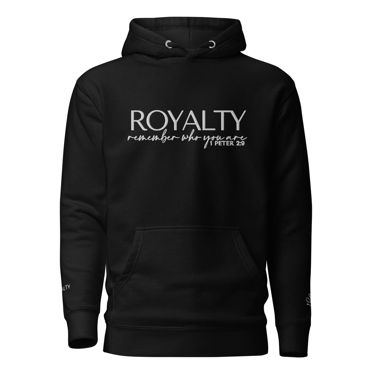 ROYALTY REMEMBER WHO YOU ARE LUX HOODIE