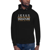 JESUS MAKE ME YOUR SIGNATURE BOLD VRS LUXURY HOODIE