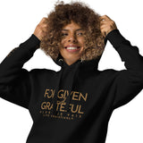 FORGIVEN AND GRATEFUL LUXURYY GOLD HOODIE