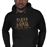 BLESS THE LORD GOLD LUXURY HOODIE