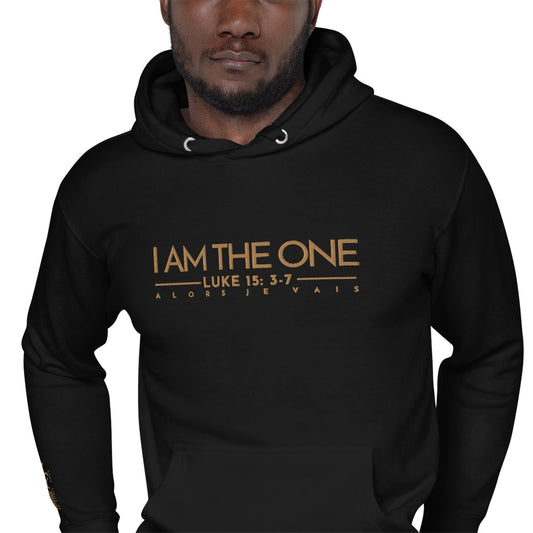 I AM THE ONE GOLD LUX HOODIE