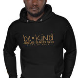 BE KIND GOLD LUX HOODIE