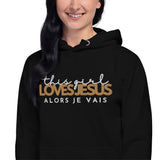 THIS GIRL LOVES JESUS LUXURY HOODIE STYLE BLESS