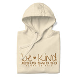 BE KIND GOLD LUX HOODIE