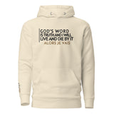 GOD'S WORD WHT LUX HOODIE