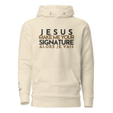 JESUS MAKE ME YOUR SIGNATURE LUX HOODIE -POP OF GOLD-