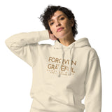 FORGIVEN AND GRATEFUL LUXURYY GOLD HOODIE