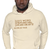 GOD'S WORD GOLD LUX HOODIE