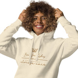 GOLD BEAUTY FOR ASHES LUXURY HOODIE