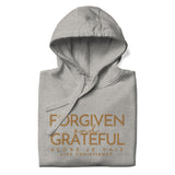 FORGIVEN AND GRATEFUL LUXURYY GOLD HOODIE