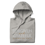 FORGIVEN AND GRATEFUL LUXURY HOODIE