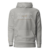 FORGIVEN AND GRATEFUL LUXURY HOODIE