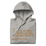 GOD'S WORD GOLD LUX HOODIE