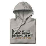 GOD'S WORD WHT LUX HOODIE