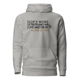 GOD'S WORD WHT LUX HOODIE