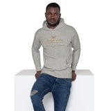 GOLD BEAUTY FOR ASHES LUXURY HOODIE