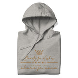 GOLD BEAUTY FOR ASHES LUXURY HOODIE