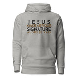 JESUS MAKE ME YOUR SIGNATURE LUX HOODIE -POP OF GOLD-