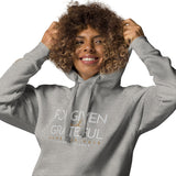 FORGIVEN AND GRATEFUL LUXURY HOODIE