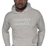 FORGIVEN AND GRATEFUL LUXURY HOODIE