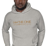 I AM THE ONE GOLD LUX HOODIE