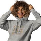 JESUS IS LOVE WELL SAID GOLD LUX HOODIE