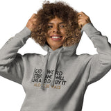 GOD'S WORD WHT LUX HOODIE